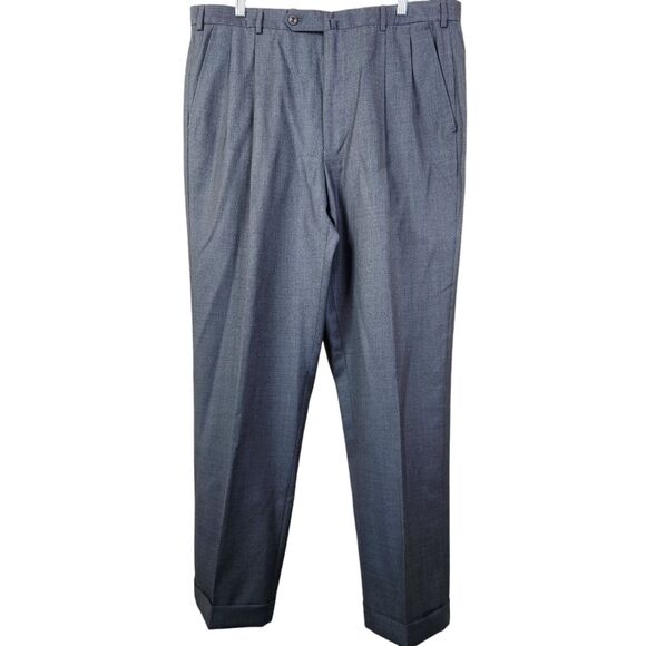 Incotex Mens 100% Wool Minimalist Neutral Dress Pants 38x31 - Picture 2 of 8